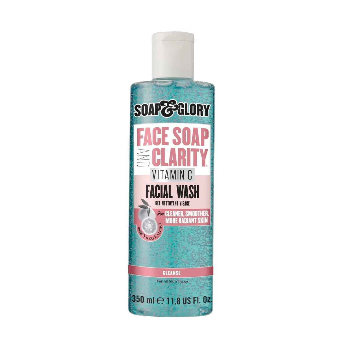 Soap & Glory Face Soap & Clarity 3-In-1 Daily Detox Vitamin C Facial Wash (350 ml)